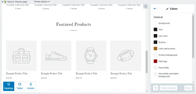 Shopify Theme Options