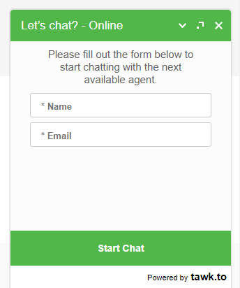 tawkto shopify live chat app